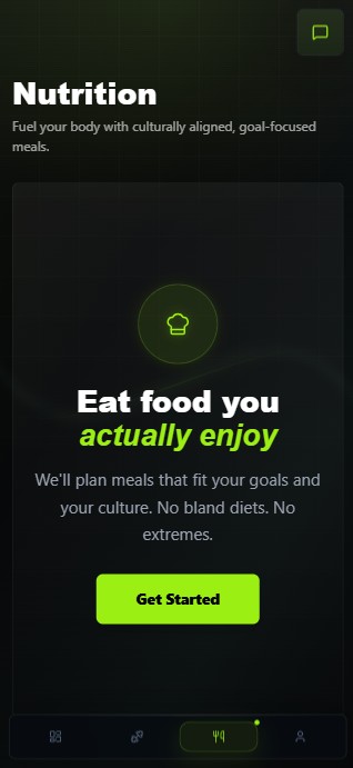 Nutrition on mobile