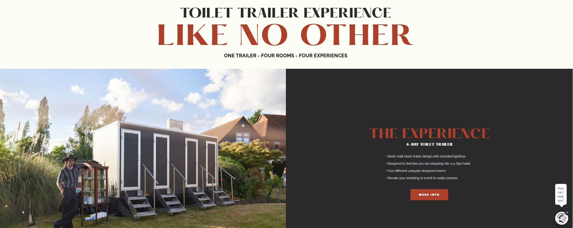 Experience and booking