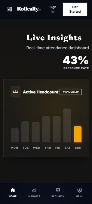 Mobile app shell